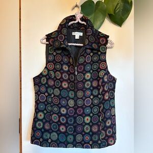 Christopher and Banks Multicoloured Tapestry Vest